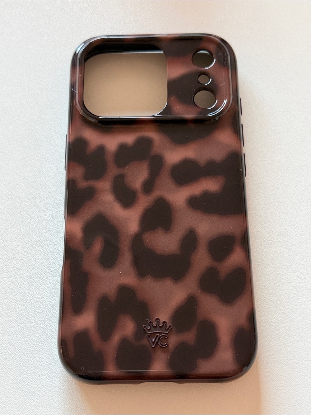 Leopard Print Brown iPhone 17 Pro Case